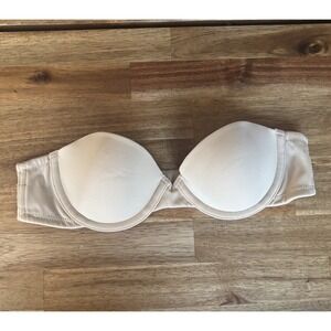 Maidenform Sweet Nothings Strapless Underwired Multiway Bra Beige SIZE 34A  NWR